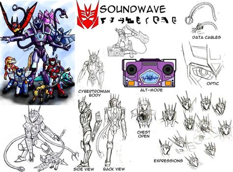 Reference Sheet Sg Soundwave By Soundbluster On Deviantart Sound