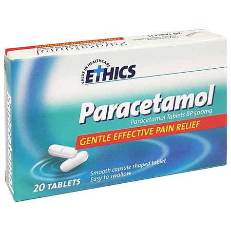 Paracetamol 500mg Tablets 20 Pack Zoom Pharmacy