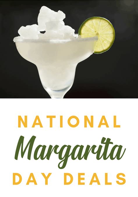 It's National Margarita Day! Celebrate With These Awesome Margarita Deals! Dazzling Daily Deals ...