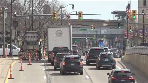 Walkthrough Of Street Closures In Downtown Detroit For Nfl Draft Youtube