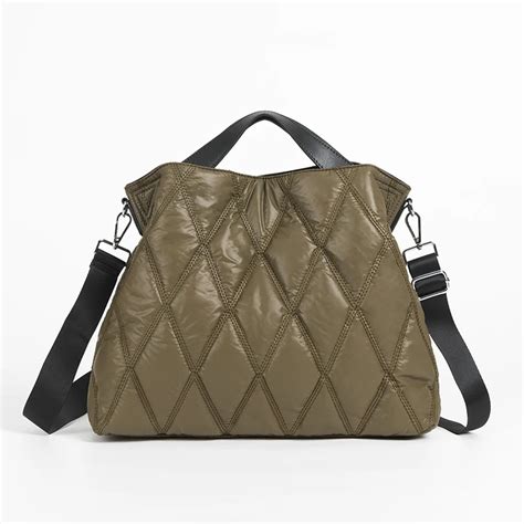 Casual Acolchoado Grande Capacidade Tote Bolsas Femininas Designer