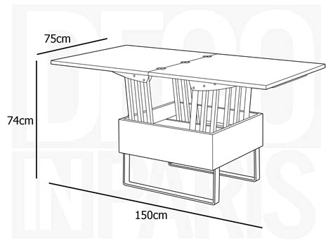 Table Basse Relevable Multifonction Woods Laquee Blanche Woods Blanc God