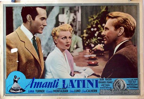 "AMANTI LATINI" MOVIE POSTER - "LATIN LOVERS" MOVIE POSTER