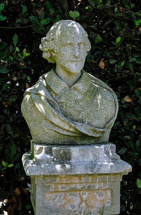 Imagen Vertical De La Estatua De William Shakespeare En El Parque