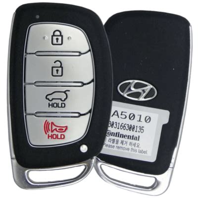 Hyundai Elantra GT Hatchback 4 Button Proximity Smart Key Fcc