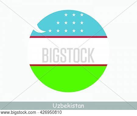 Uzbekistan Round Vector Photo Free Trial Bigstock