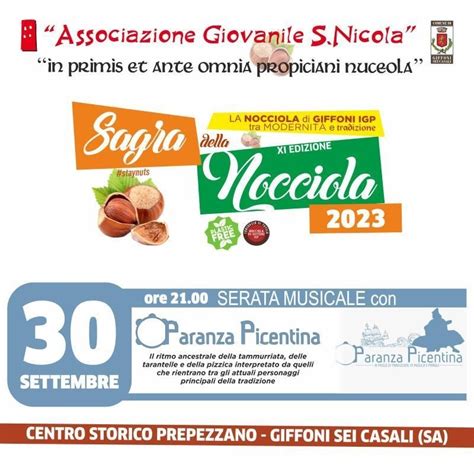 Hazelnut Festival 2023 In The Historic Center Of Prepezzano