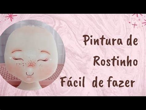 Pintura De Rostinho Da Boneca De Pano Fl Via Pintura De Rosto Rosto