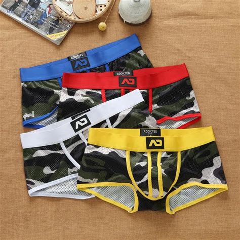 Mens Low Rise Bikini And Boxer Briefs Comfortable And Breathable Underwear From Zhoujielu