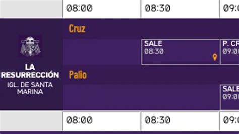 Itinerario Y Horarios Del Domingo De Resurrecci N De La Semana Santa De