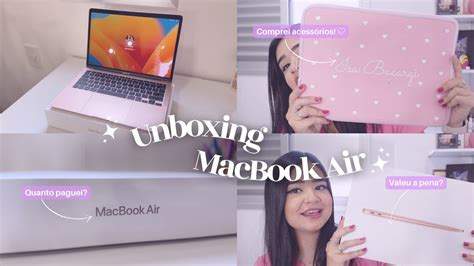 Unboxing Macbook Air M1 256gb Rose Gold Macbookair Youtube