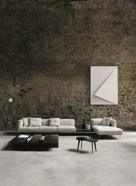 Rod System Sectional Fabric Sofa By Living Divani Design Piero Lissoni