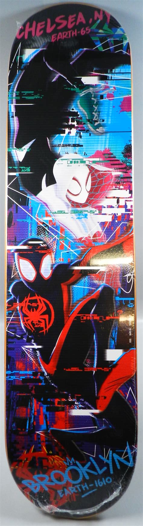 サニーサイドアップ Happyくじ スパイダーマン アクロス・ザ・スパイダーバース A賞 スケートボードデッキ まんだらけ Mandarake