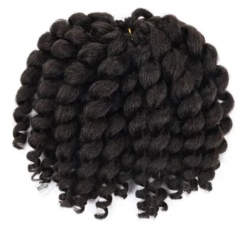 8 Inches Ombre Braiding Hair Jumpy Wand Curl Crochet Braids Synthetic