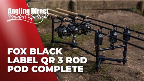 Fox Black Label QR 3 Rod Pod Complete Carp Fishing Product Spotlight