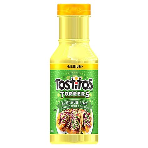 Tostitos Toppers Medium Avocado Lime Flavored Sauce & Dressing, 9 fl oz