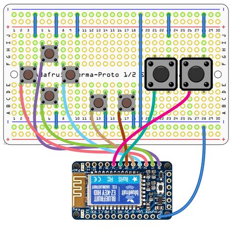 Circuit Diagram Diy Bluetooth Gamepad Adafruit Learning System