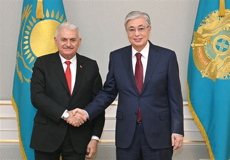 President Kassym Jomart Tokayev Receives Binali Yıldırım Vice Chairman