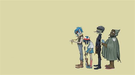 Art Music Gorillaz Jamie Hewlett 2D Damon Albarn Noodle Russel Murdoc