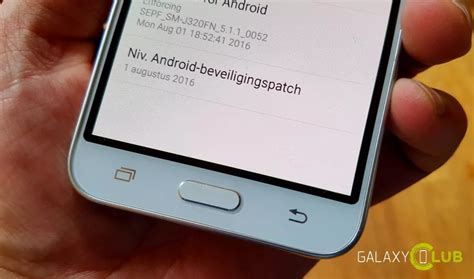 Beveiligingsupdate Bereikt Galaxy J3 2016 Brengt Nog Geen