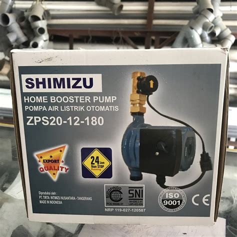 Jual Pompa Air Shimizu Booster Pump Zps Pompa Dorong Murah Zps