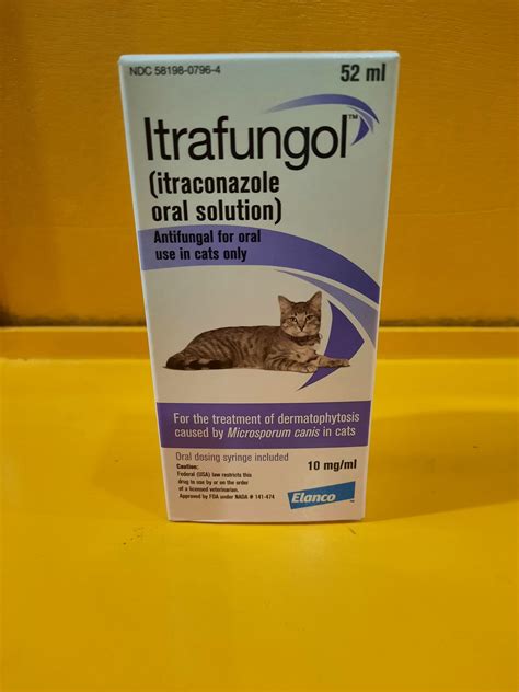 Itrafungol Oral Solution For Cats 52ml Lazada Ph