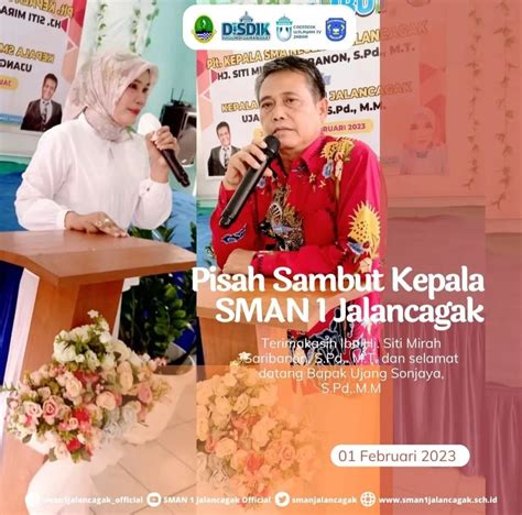 Pisah Sambut Plt Kepala Sekolah Kepada Kepala Sekolah Definitif Sman