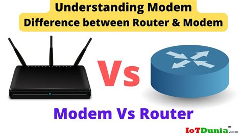 Modem And Router Difference