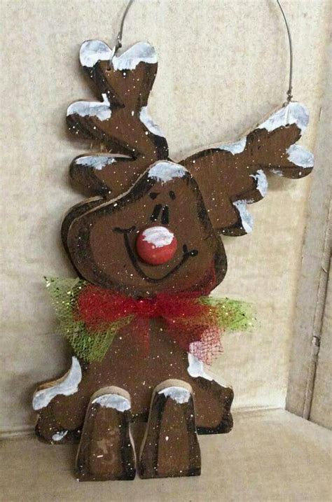 Wooden Reindeer Crafts Woodworking Small Projects