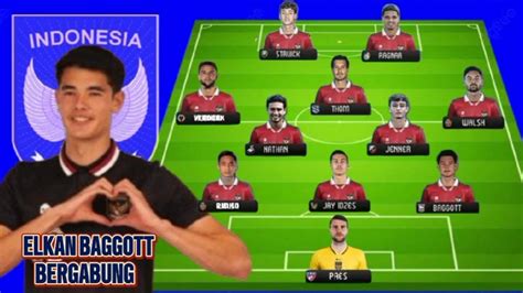 Elkan Baggott Bergabung Ini Line Up Timnas Indonesia Di Ronde Ke 3