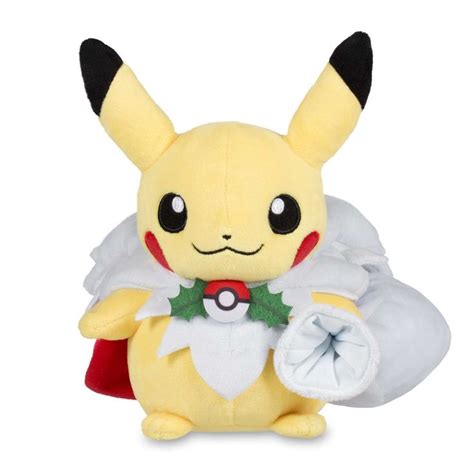 Official Pikachu Delibird Holiday Poké Plush is carrying a sack full of ...