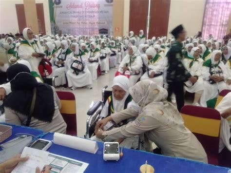 Jemaah Kloter Asal Asahan Masuk Asrama Haji Usia Tertua Tahun