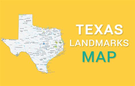 Map Of Texas Landmarks