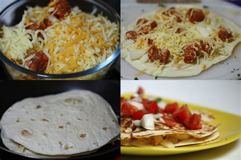 Quesadillas De Chorizo Y Queso Receta