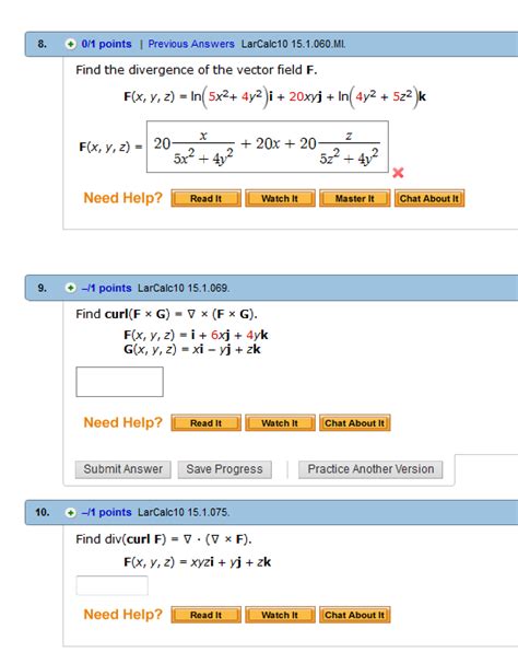 Solved Find The Divergence Of The Vector Field F F X Y