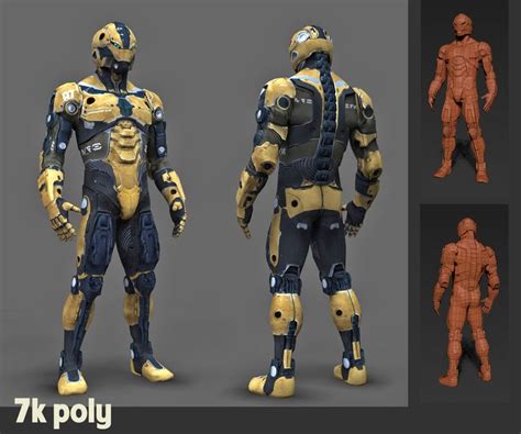 Steel Man Mihail Vasilev Armor Concept Sci Fi Costume Futuristic