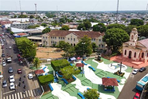 Interdição de ruas no entorno do Parque do Ingá em Manacapuru inicia