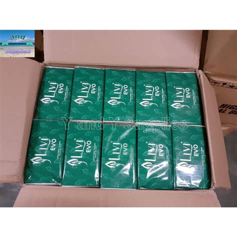 LIVI EVO Interfolded Paper Towel Box Of 30 Packs Shopee Philippines