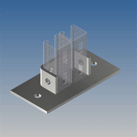 P2073 Double Channel Base Plate Network Cable And Pipe