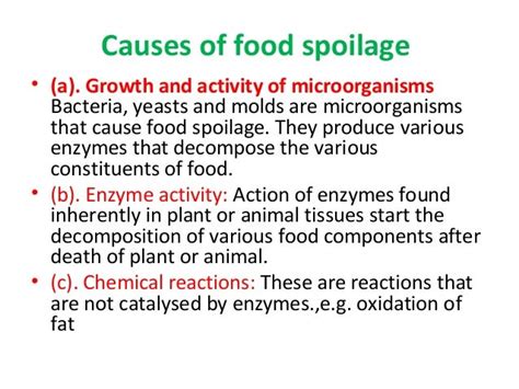 Food Spoilage Microbiology