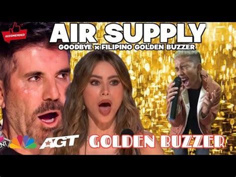 Golden Buzzer Simon Cowell Cried When He Heard The Song Air Supply