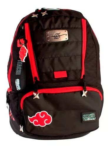 Mochila Naruto Shippuden Akatsuki Itachi Original Cuotas sin interés