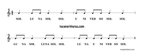 Tocapartituras Ejercicios R Tmicos En Partituras De Ritmos Con