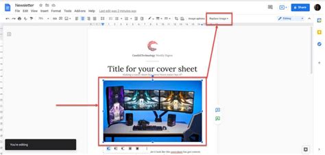 How to make a cover page in Google Docs?