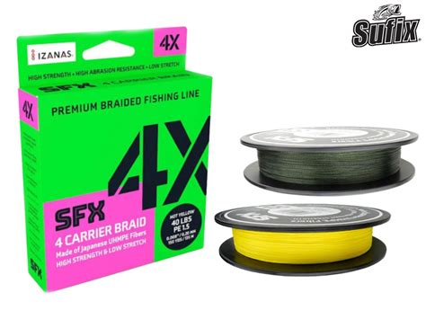 Linha Multifilamento Rapala Sufix Sfx X Carrier Braid Metros