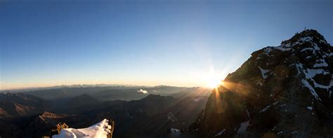 Großglockner Normalweg mit Bergführer Guide besteigen Freiluftleben