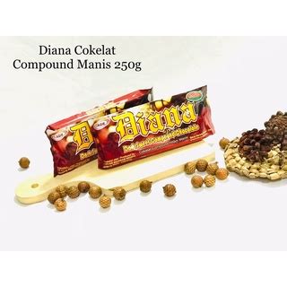 Jual DIANA COKLAT COMPOUND HITAM MANIS 250G DARK SWEET COMPOUND