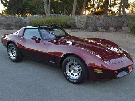 Classic 1981 Chevrolet Corvette with Two-Tone Paint Option