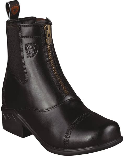 Ariat Heritage Paddock Zip Up Riding Boots Round Toe Sheplers