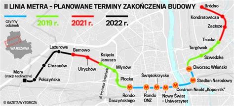 Ostatni przetarg na II linię metra Cała trasa z Bródna na Bemowo